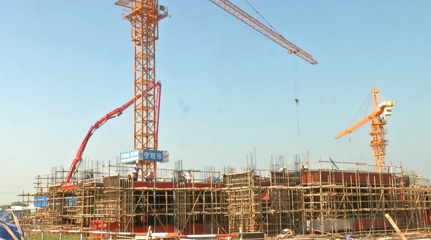 桐城 假期我在崗，重點項目施工忙